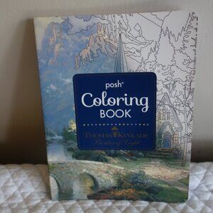 New POSH Adult Coloring Book – Thomas Kinkade – Painter of Light